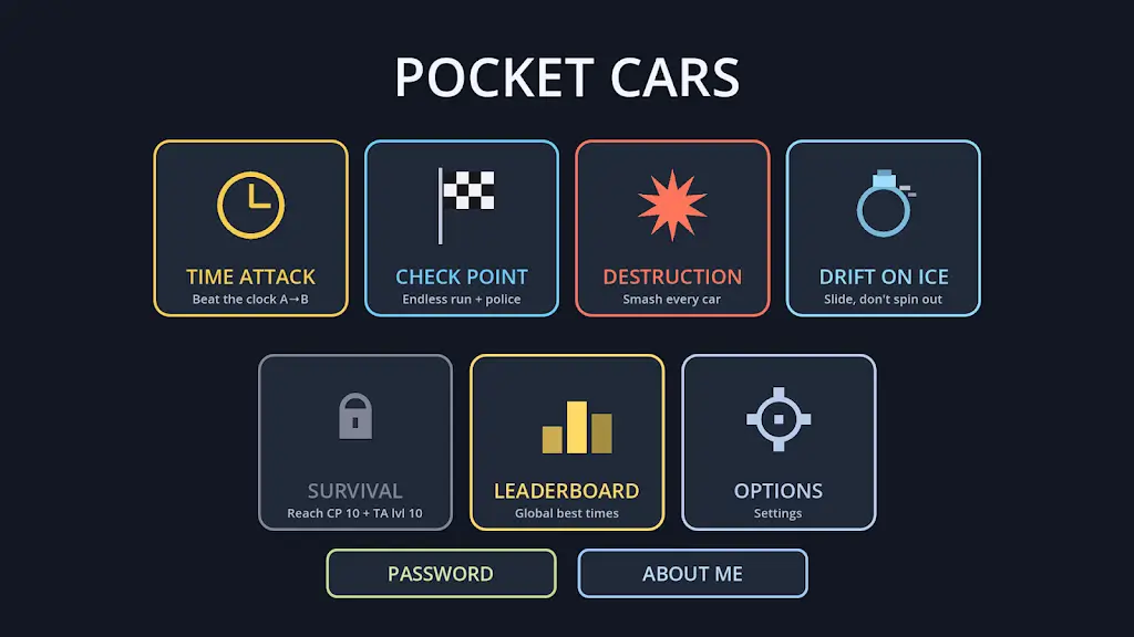 Pocket Cars(������߳���Ϸ)v1.0 ��׿��