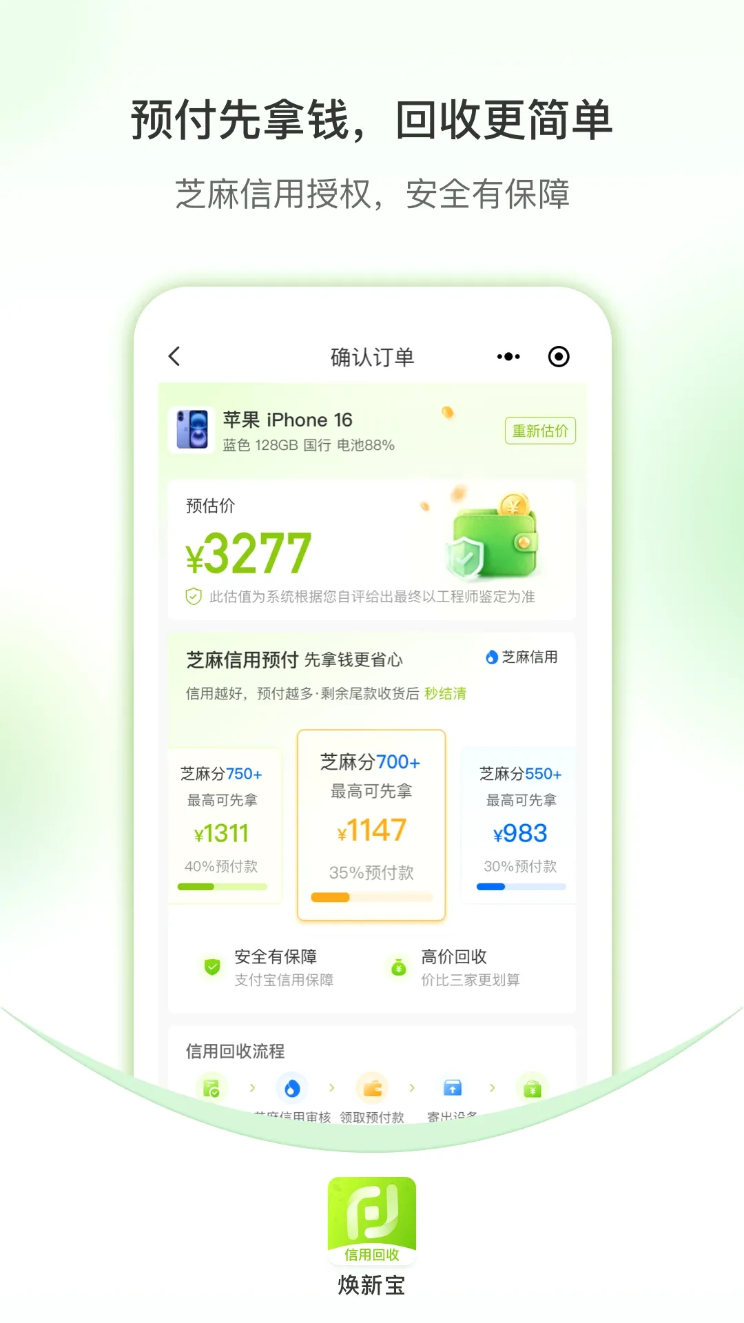 焕新宝信用回收(闲置信用回收服务) 焕新宝信用回收(闲置信用回收服务)